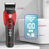 Trimmers Elektrische professionelle Haustier Haar Clipper Big Dog Trimmer Rasierer wiederaufladbare Tierkatzen Haarschneider Schneidmaschine für Schafe