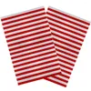 Table Cloth 2 Pcs Striped Tablecloth Circus Party Runner Decorative Christmas Plastic Outdoor Birthday Decorations Covers