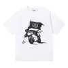 Męskie Trapstar T Shirt Designer Tshirt Crew Szyja z krótkim rękawem Wydruk Chenille Tracksuit Czarna bawełna londyńska streetwear s-2xl