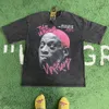 Hellstar T Shirt Men's T-Shirts Frog Drift Fashion Vintage Loose Basketball Graphic Retro Washing Summer The Worm Dennis Rodman Oversized Tee T-Shirt Tops Men 2499