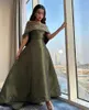 فساتين الحفلات BATEAU المسائية التفاف السوستة الظهر Vestidos des Prom Dress