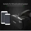 Devices Original VR Virtual Reality 3D Glasses Box Stereo VR Google Cardboard Headset Helmet for IOS Android Smartphone,Wireless Rocker