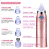 Enheter Blackhead Acne Remover Vacuum Cleaner Fett Face Hud Care Extractor Pore Nose Lift Suge Ansikte Borttagning Nål Tool Massager