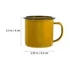 Weingläser 2 Stcs Vintage S-Glas-Espresso Kaffee Multifunktionsmilchbecher Accessoire Becher Tragbarer Eisen Haushaltsweg