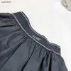 ニューキッズドレスセット最小限のデザインチャイルドトラックスーツ女の女の子の服サイズ100-160短袖Tシャツとスカート24Feb20