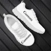 Casual Shoes INSTANTARTS Simple Pink Love Print Design Fashion Lightweight Lace-up Outdoor Sports Walking Zapatos