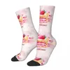 Herrensocken Hip Hop Vintage Cake Crazy Kompression Unisex Candy Harajuku Muster bedruckt Lustige Neuheit Happy Crew Socke Jungen Geschenk