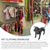 Hundkläder Show Rack Pet Clothing Model Self Standing Uppblåsbara hundar Skulptur Steg Prop Shop Display