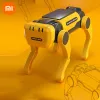 Control New Xiaomi Solar Electric Mechanical Dog Cow Children Educational Assembly Tech Puzzle Toy Bionic Smart Robot Dog Toys