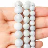 6/8/10mm AAA Celestite Beads Natural Stone Round Loose Spacer Beads For Jewelry Making Diy Gift Charms Bracelets Accessory 15 240220