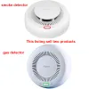 Contrôle Aqara détecteur de gaz de fumée intelligent Zigbee3.0 moniteur d'alarme incendie alerte sonore sécurité à domicile APP télécommande Mi Home Homekit