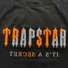 Trapstar-Shorts, T-Shirt-Anzug, grau und schwarz, europäische und amerikanische Mode, Hip-Hop-Kleidung, atmungsaktives T-Shirt, lockere Shorts, Sommer-Sportbekleidung