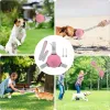 Jouets ATUBAN Jouet Ballon de Football pour Chien avec Sangles : Jouet d'eau interactif en Caoutchouc, Cadeau idéal pour Les Chiens, adapté au Jeu en Plein air de Tir à la Corde