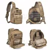 Väskor Taktisk axelväska Rover Sling Pack Nylon Militär ryggsäck Molle Assault Range Bag Hunting Accessories Diaper Day Pack Small