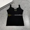 Women Summer Sport Top Knitted Tee with Brooch Sexy Sling Tops Solid Color Tanks Top