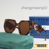 Designer Gg Gu Cc Sunglasses Cycle Luxury Fashion Sports Polarize Sunglass Men Woman New Vintage Driving Beach Travel Daily Outfit Leopard Print Square Sun Glasses