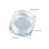 収納ボトル3G空のメイクJARポット補充可能なサンプルプラスチック透明なトラベルフェイスクリームローション化粧品ボックスコンテナ