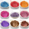 Shadow Army Green DIY handgemaakte zeep maken Mica Pearlesent Pigment DIY Cosmetica Dye Crystal Epoxy vulling Polariserend poeder