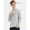 Mens Polo T Shirt Designer Pullover Long Rleeve Tees Solid Tshirts Sport Telerems Tops Business Shirt