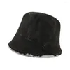 Berets Girls Leisure Bucket Hat Ladies Frayed Fisherman For Travel Camping N2UE