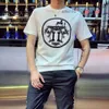 Luxury H Designer T-shirt Mens Sweatshirt Imprimé de cheval T-shirt à manches courtes Femmes Coton Tshirt Tshirt Pullover Tee 4xl 5xl