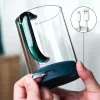 Verktyg Automatisk omrörande magnetisk mugg USB -laddningsbar mixer Dubbelglas Värmebeständig tekopp Elektrisk smart blandning av kaffekoppar