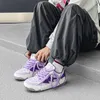 Fashion Purple Mens Skateboard Shoes Streetwear Sneakers Spring Low Top Board Man Unisex Trend Basket Homme 240219