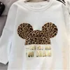 Basic Casual Dresses Women Designer T shirts Brand Dresses with Animal Lovely Mouse Fashion New Arrival Summer for Women Short Sleeve Long Tee M-XXL 240302