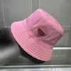 Brim chapéus largos balde chapéus de náilon balde chapéu boné chapéus feminino luxo praia bonés p acessórios rosa laranja 240302