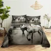 Set Tiger, Animal 0.9/1.2/1.5/1.8/2.0m Digital Printing Polyester Bed Flat Sheet With Pillowcase Print Bedding Set