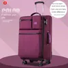 Malas Trolley Mala Ultra Leve Oxford Pano Bagagem Homens e Mulheres Carrossel Canvas Boarding Travel 20 polegadas