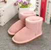 Snowboots voor kinderen Echt leer Bont Kind Top Hoge kwaliteit Australië Laarzen Winterlaarzen voor jongens Baby Meisjes Warme laars