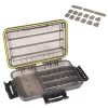 Boxes Fishing Tackle Box Waterproof Sunproof Tray Plastic Storage Box Detachable Fishing Lure Organizer Case with Adjustable Dividers