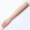 Silicone Hand Model Prosthetic Arm Shoot Film and Television Props for Smooth Nail Practice Silicone Long Arm Hands ZHCS