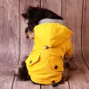 Manteaux de pluie pour grands chiens - Manteau imperméable pour chien - Veste coupe-vent pour animal domestique - Labrador - Bouledogue français - Manteau d'hiver chaud pour toutes les races de chiens