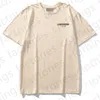 2024メンズTシャツチェストレタープリントエッセンシャルスイートシャツ半袖ハイストリートルーズ特大のカジュアル女性エッセンシャルショーディーコットントップサイズS-XL
