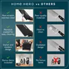 Home Hero 20 Pcs Kitchen Knife Set with Sharpener - High Carbon Stainless Steel Knife Block Set with Ergonomic Handles