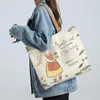 ショッピングバッグ女性のための漫画プリントハンドバッグ