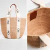 Projektant Woody Raffias Straw Beach Bag Summer Splove Kosz luksusowa torebka damska męska torba na sprzęgło krzyżowy