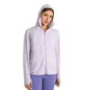 Lu Align – vêtements de sport et de loisirs pour femmes, veste de randonnée en plein air, protection contre les éruptions cutanées, survêtement, citron Lady Gry, sport pour filles