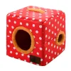 Ninhos ninho de pássaro casa quente galpão cabana pendurado rede gaiola para pássaro pelúcia hideaway caverna pet gato cama papagaio hamster grandes pássaros cockatoos