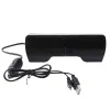 Högtalarklipp på USB -högtalare för anteckningsbok Laptop PC Desktop Tablet Wired Stereo Speaker Line Controller Soundbar