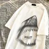 Men's T-shirt Shorts Shark Print T-shirt Summer Beach Shorts Cotton T-shirt Casual Shirt Women's T-shirt Short Sleeve Top Hip Hop street Wear Shorts