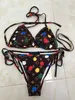 Designer-Bikini-Badebekleidung für Damen, Badeanzüge, Sommer-Badeanzug, Streifen, Fadenkopf, Karomuster, Set, modische, bequeme Kleidung, Bikinis GB51