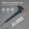 Trådlös vacker hela kroppen Shiatsu Massage Gun Structure Multi-Vibration Heads Portable Long Handle Massage Hammer With USB Cable