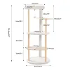 Scratchers Luxury Cat Tree Stor Climbing Frame Multilayer Scratching Post Resistant Sisal Cat Tree With Hanging Ball Kittern Playground