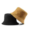 Wide Brim Hats Bucket Hats Reversible Hats Solid Color Bucket Hat For Men Women Summer Sunhat Unisex Travling Fishing Hat 240302