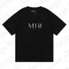 Designer A Miri Mens Tshirt Womens T-shirt Par Street Fashion Brand Shirt Tryck Amirs Kort ärm Casual Loose Men's Amiry T-shirt Rund nackstorlek S-XL