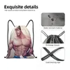 Einkaufstaschen Sexy Hunk Cartoon Freund Mann Körperkunst Homosexuell Kordelzug Rucksack Sport Sporttasche für Männer Frauen Training Sackpack