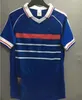 1998 French Classic Vintage Jersey 1982 84 86 88 90 98 00 04 06 Zidane Soccer Jerseys de Foot Mbappe Rezeguet Maillot Desailly Henry Platini Retro Men Kids Football Kit